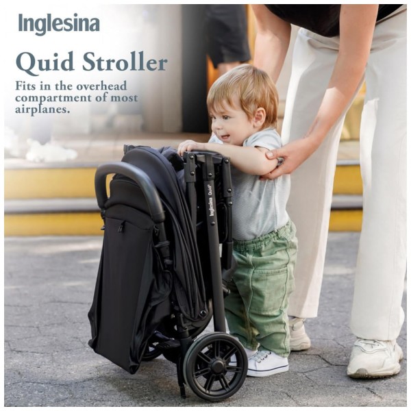 Encontraproduto.com.br - Carrinho de Bebê Inglesina Ultra Compacto Ideal para Viagens, Preto