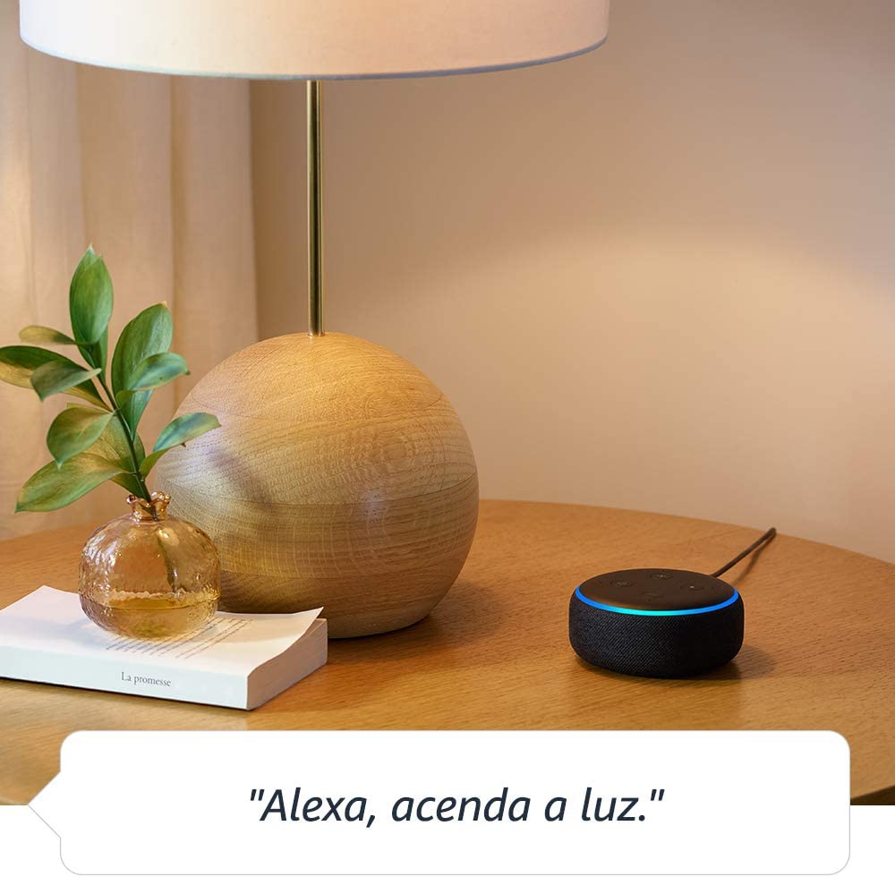 Encontraproduto.com.br - Echo Dot com Alexa 3° Smart Speaker Cinza Amazon