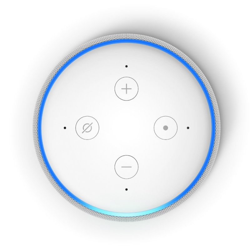 Encontraproduto.com.br - Amazon Echo Dot 3ª Geração Smart Speaker com Alexa - Branca
