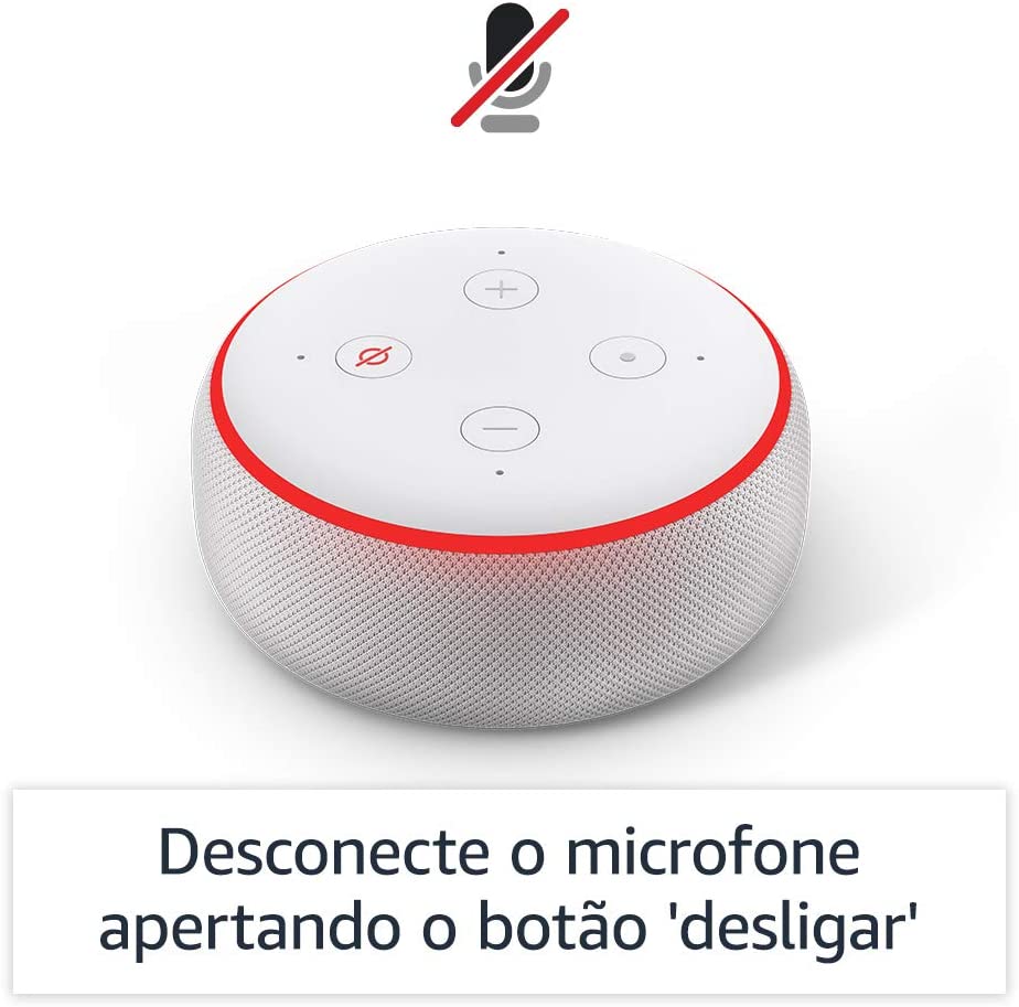 Encontraproduto.com.br - Amazon Echo Dot 3ª Geração Smart Speaker com Alexa - Branca