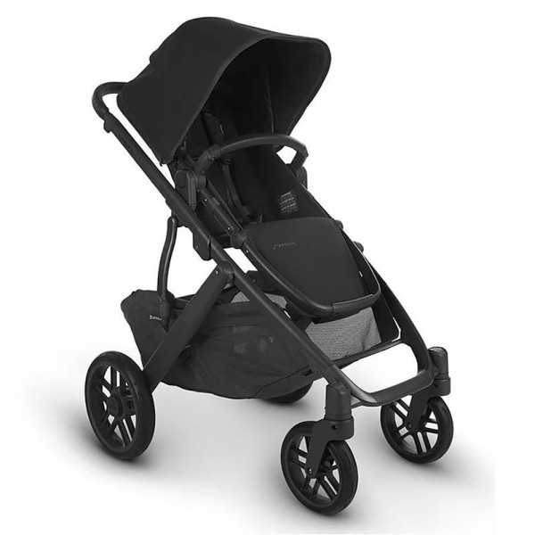 Encontraproduto.com.br - Carrinho de Bebê com Sistema Conversível Simples para Duplo ou Berço Moisés, UPPAbaby Vista V2, Preto