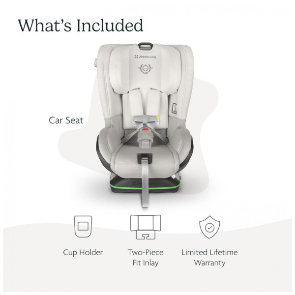 Encontraproduto.com.br - Cadeira de Bebê Conversível com 8 Posições e Sistema de Segurança Inteligente Knox, Branca, UPPABABY 1120 KNX US BRY, Branco