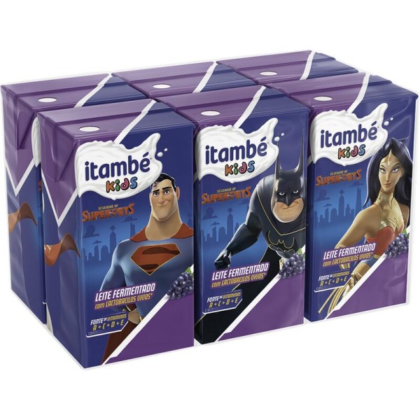 Encontraproduto.com.br - Leite Fermentado Itambé Uva Pack com 480g