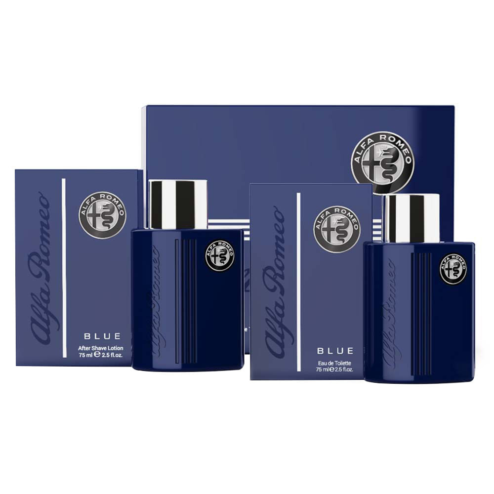 Kit Alfa Romeo Blue Collection - Perfume Masculino EDT + Pós Barba