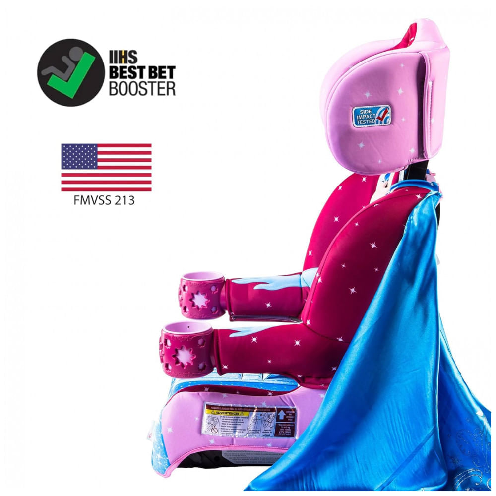 Encontraproduto.com.br - Cadeira de Bebê para Carro 2 em 1 com Posições Ajustáveis de 9 a 29 kg, KIDSEMBRACE 40000CIN, Rosa