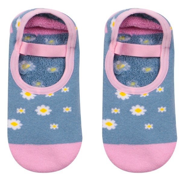 Encontraproduto.com.br - Meia Sapatilha Infantil Margaridas Sortido - Yeapp 30/33