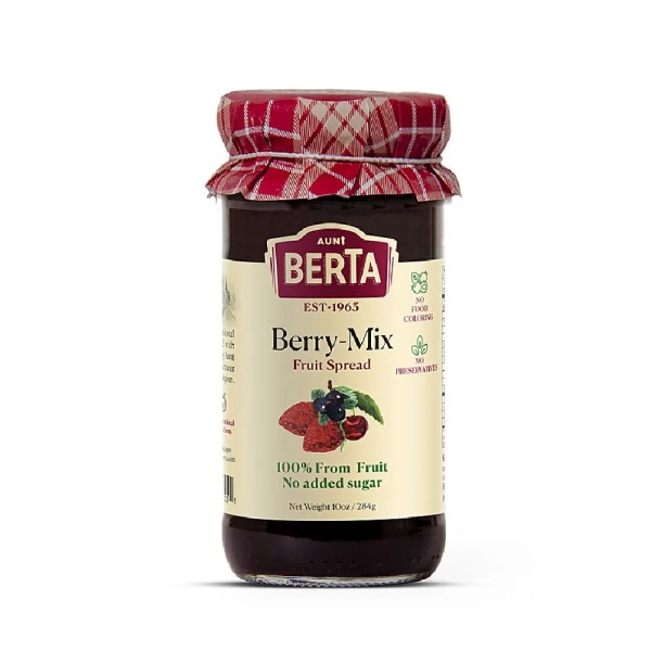 Encontraproduto.com.br - Geleia Israelense Frutas Vermelhas Sem Açúcar Aunt Berta 284 G