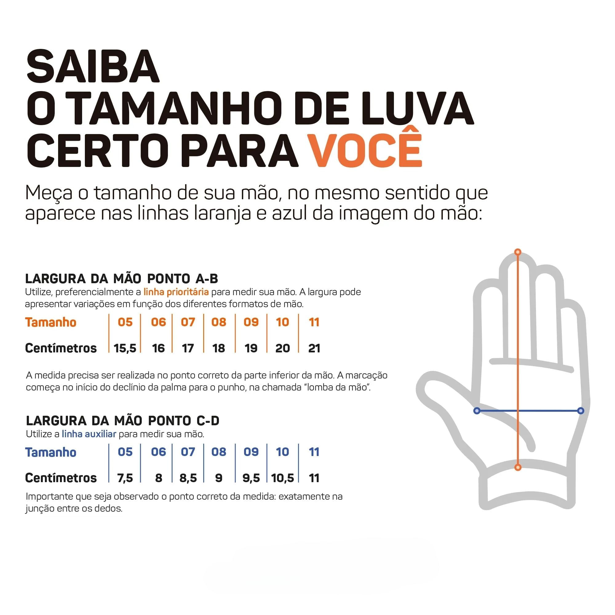 Encontraproduto.com.br - Luva Campo Poker Training Hold Unissex - Azul/Branca