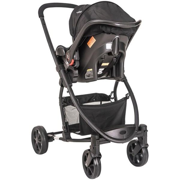 Encontraproduto.com.br - Carrinho de Bebê Travel System Kiddo Prima Melange Grafite + Casulo Click