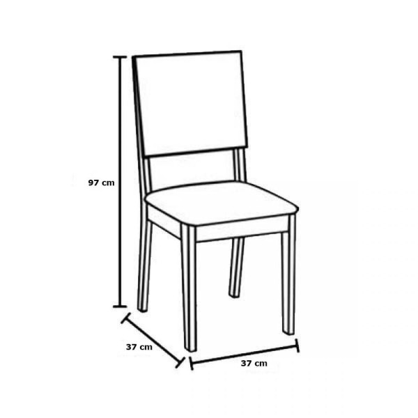 Encontraproduto.com.br - Mesa de Jantar 4 Cadeiras Martelado Prata Iris Soma Móveis