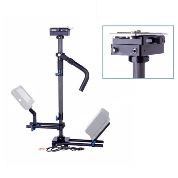 Estabilizador Steadicam Profissional LE401 Fibra de Carbono para até 7.5kg