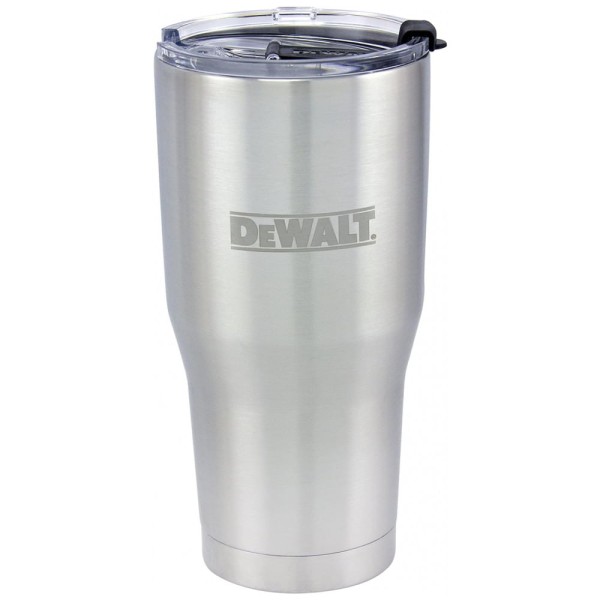 Encontraproduto.com.br - Copo Térmico 900 mL Aço Inoxidável, DEWALT DXC30OZTSS, Prateado
