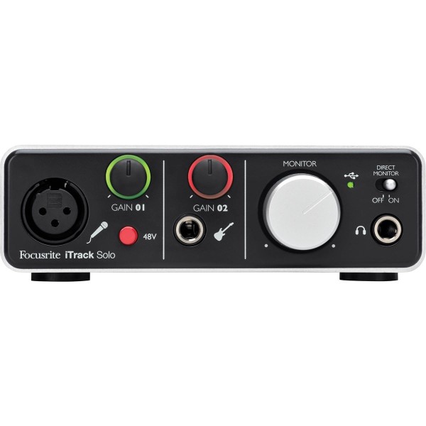 Encontraproduto.com.br - Interface de Áudio USB iPad ITrack Dock Solo - Focusrite