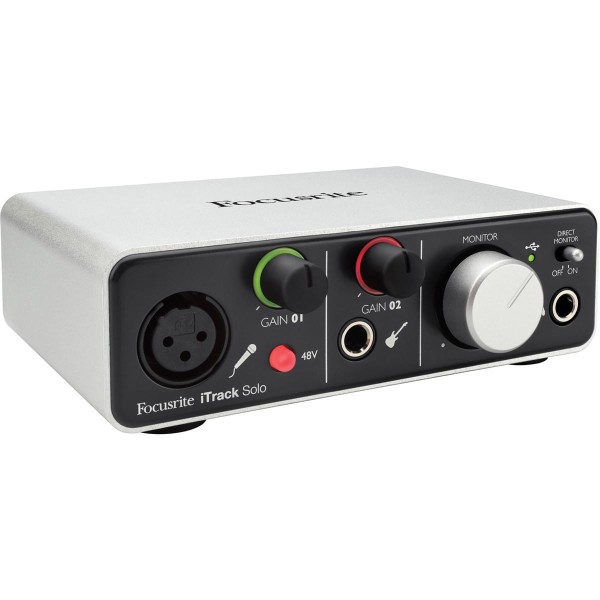 Encontraproduto.com.br - Interface de Áudio USB iPad ITrack Dock Solo - Focusrite