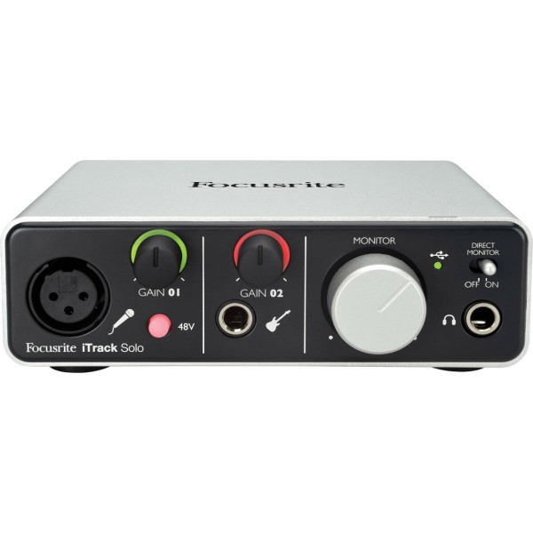 Encontraproduto.com.br - Interface De Áudio USB 2.0 iTRACK SOLO Lightning - Focusrite