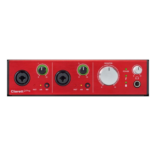Encontraproduto.com.br - Interface De Áudio Thunderbolt CLARETT-2PRE - Focusrite