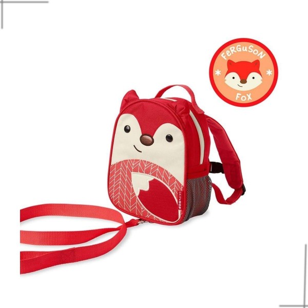 Mini Mochila Com Guia Skip Hop Zoo Raposa