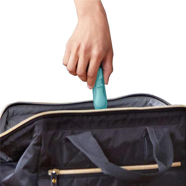 Encontraproduto.com.br - Kit Duas Colheres Skip Hop Dobráveis Easy-Fold Cinza e Azul
