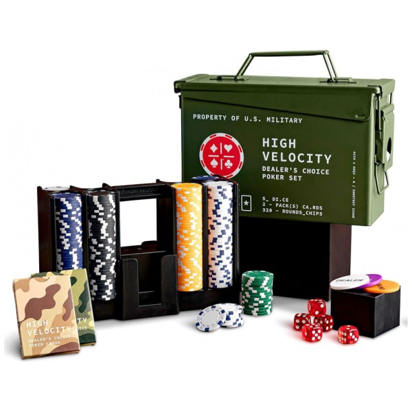 Encontraproduto.com.br - Maleta de Poker com 320 Fichas sem Numeração para Texas Holdem e Blackjack Plus, TITAN, Verde