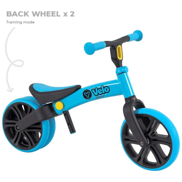 Encontraproduto.com.br - Bicicleta sem Pedal Infantil para Crianças de 1 a 4 Anos, YVOLUTION 101049, Azul