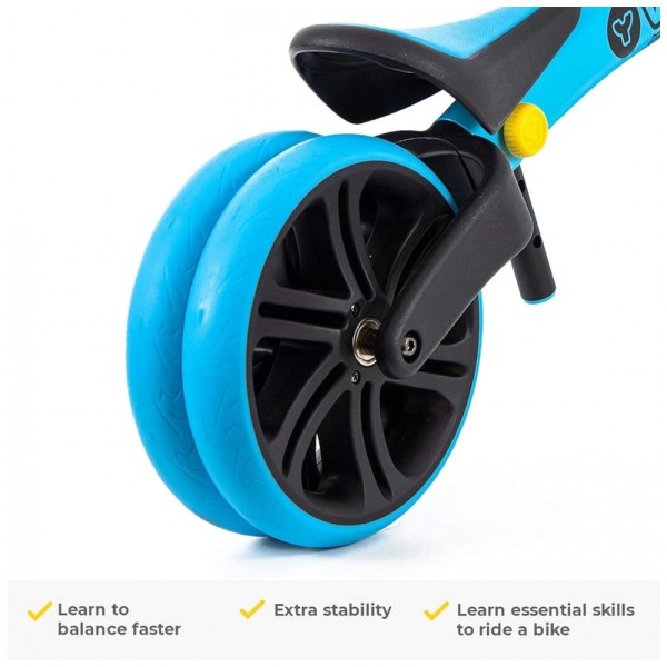 Encontraproduto.com.br - Bicicleta sem Pedal Infantil para Crianças de 1 a 4 Anos, YVOLUTION 101049, Azul