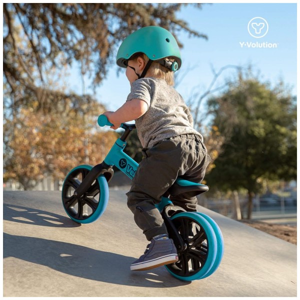 Encontraproduto.com.br - Bicicleta sem Pedal Infantil para Crianças de 1 a 4 Anos, YVOLUTION 101049, Azul