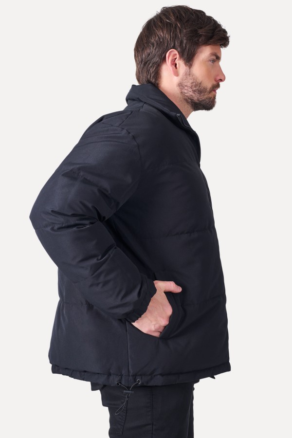 Encontraproduto.com.br - Jaqueta Dupla Face Puffer Grid