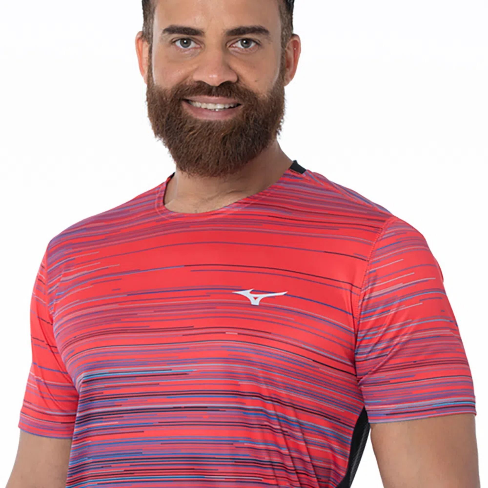 Camiseta Mizuno High Masculina - Multicolor