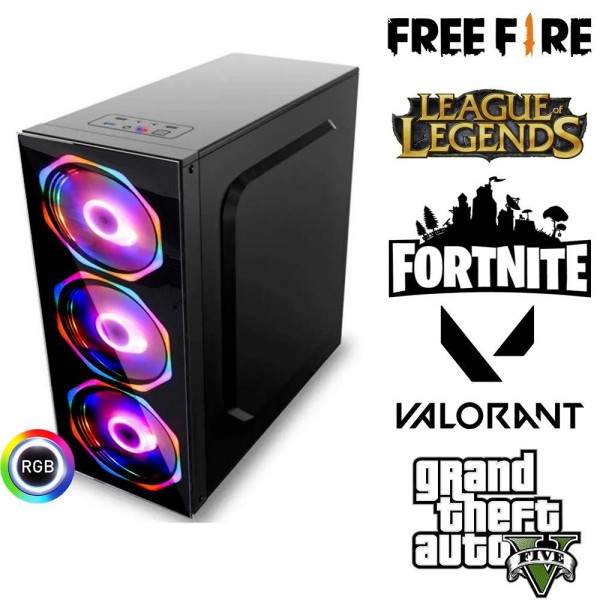 Encontraproduto.com.br - Computador Gamer Intel I5 9400 16Gb Gtx 1050Ti Ssd 480Gb
