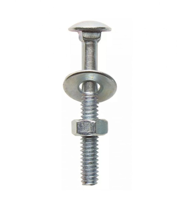 Encontraproduto.com.br - Parafuso Francês 1/4 X 3 Com Porca E Arruela - 50 Peças