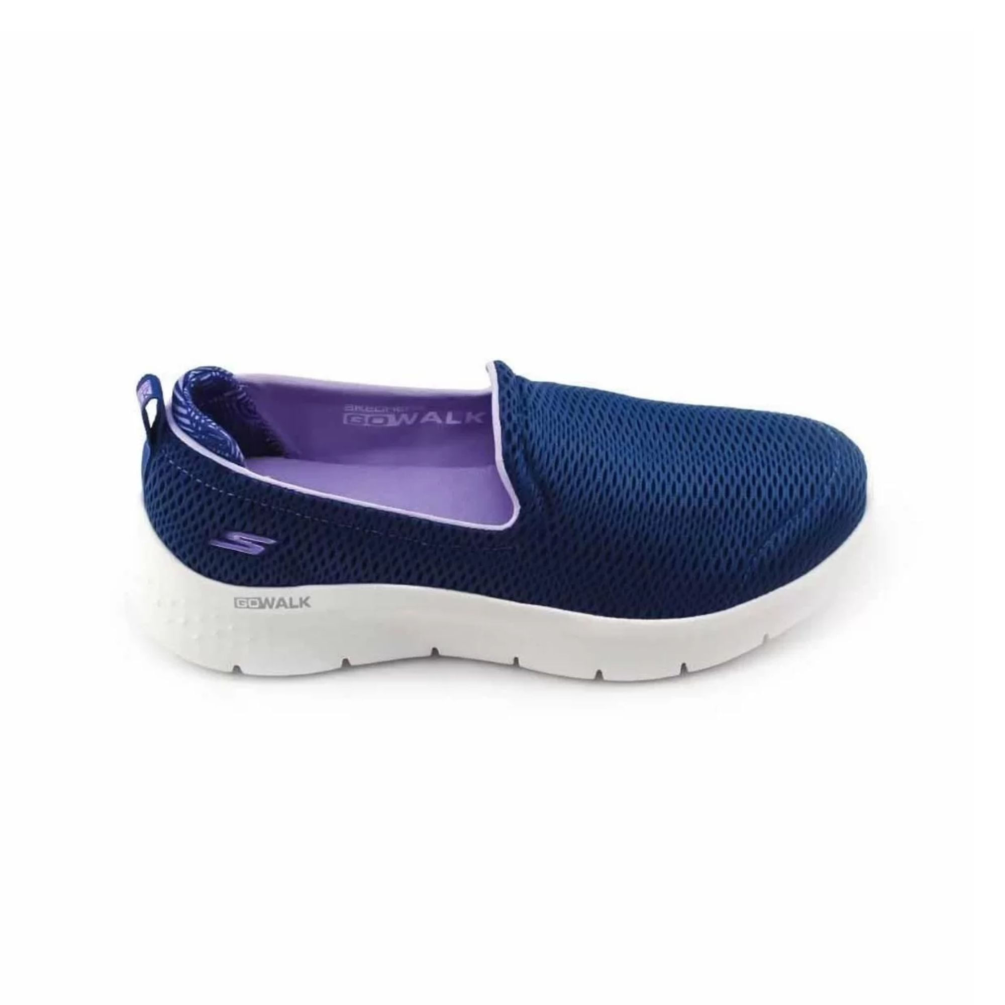 Tênis Skechers Go Walk Flex Feminino - Marinho/Lilás