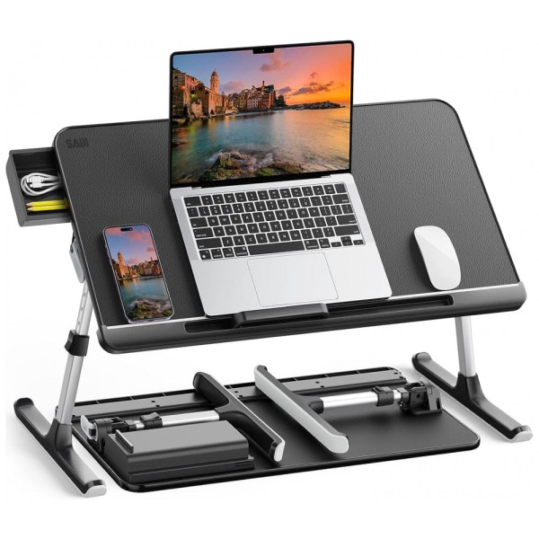 Encontraproduto.com.br - Mesa para laptop, mesa para laptop, SAIJI K7M B1, Preto