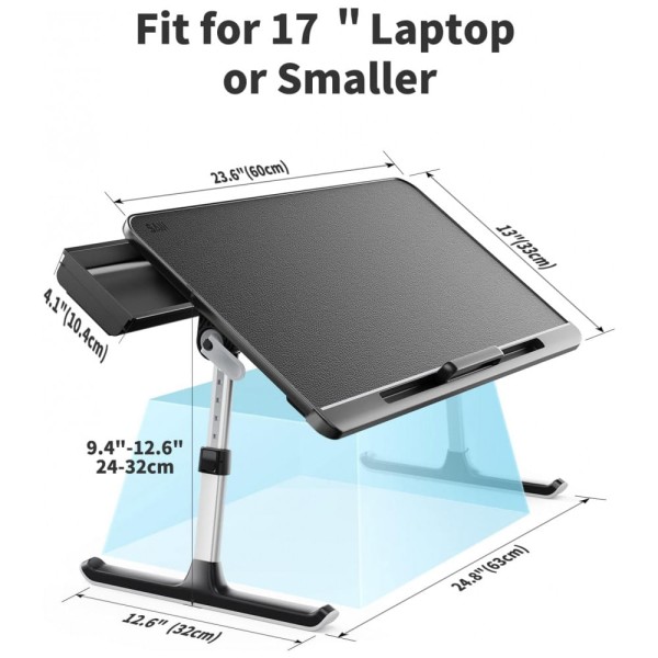 Encontraproduto.com.br - Mesa para laptop, mesa para laptop, SAIJI K7M B1, Preto