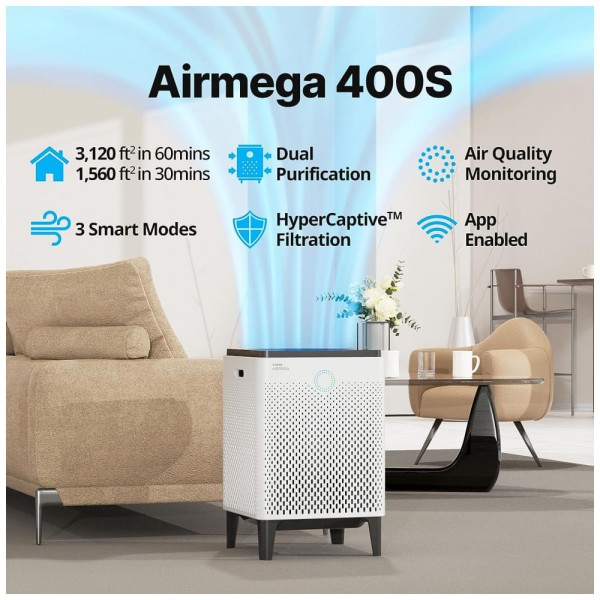 Encontraproduto.com.br - AP 2015E Purificador de Ar Automático com Filtro HEPA, Área 144 m2, 66W, 110v, COWAY 111012, Branco