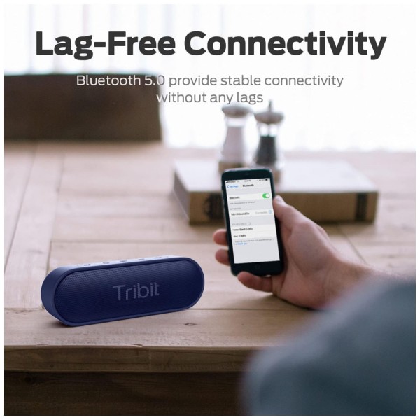 Encontraproduto.com.br - XSound Caixa de Som Bluetooth sem Fio Portátil à Prova d IPX7, 16W, até 24H, TRIBIT 43235 156850, Azul