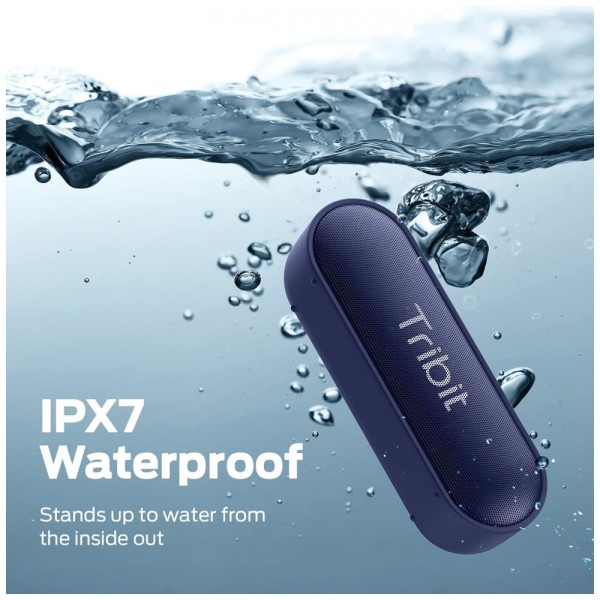 Encontraproduto.com.br - XSound Caixa de Som Bluetooth sem Fio Portátil à Prova d IPX7, 16W, até 24H, TRIBIT 43235 156850, Azul