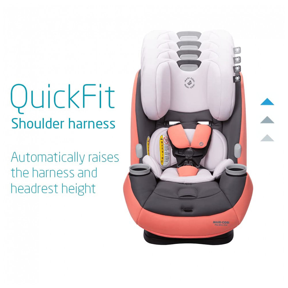 Encontraproduto.com.br - Bebê Conforto Pria Conversível Tudo em Um com Base de 2 Estágios para 2 a 45 kg, MAXI COSI CC244FYD, Coral