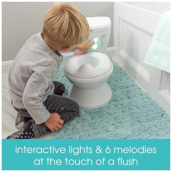 Encontraproduto.com.br - Troninho Realista Interativo para Crianças com Assento Ergonômico, SUMMER INFANT 11723Z, Branco