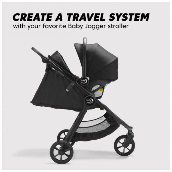 Encontraproduto.com.br - Bebê Conforto City GO Cadeira Automotiva com Posições para 2 a 15 kg, BABY JOGGER 2082708, Cinza