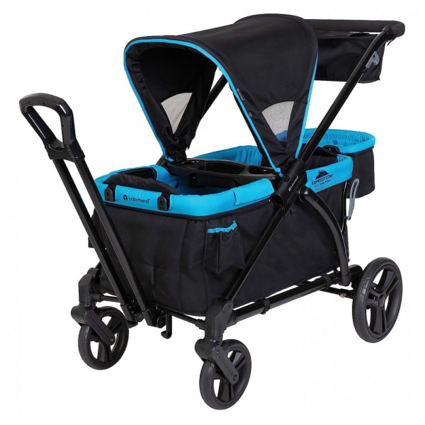 Encontraproduto.com.br - Carrinho de Passeio Infantil com Porta Objetos para Crianças de até 22 kg, BABY TREND WG01D15A, Azul
