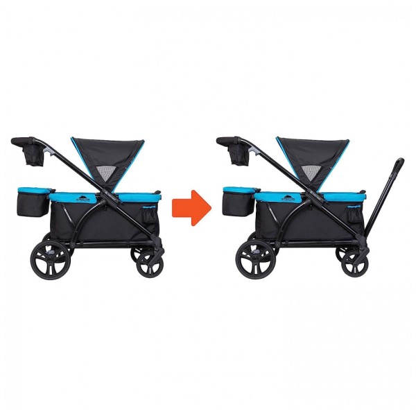 Encontraproduto.com.br - Carrinho de Passeio Infantil com Porta Objetos para Crianças de até 22 kg, BABY TREND WG01D15A, Azul