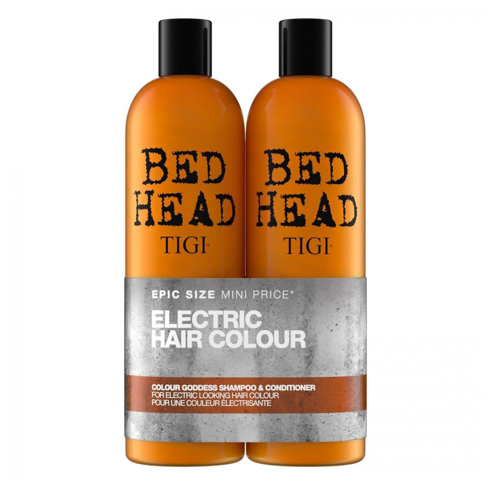 Shampoo e Condicionador 7580 ml Profissional para Cabelos Coloridos Hidrata e Suaviza, TIGI 612679, Laranja