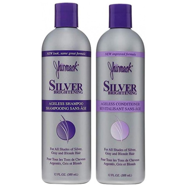 Encontraproduto.com.br - Shampoo e Condicionador 355 ml para Todos os Tipos de Cabelo Platinados, Grisalhos e Loiros, JHIRMACK Jparent, Violeta