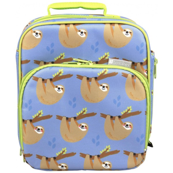 Encontraproduto.com.br - Bicho preguiça Lancheira Infantil com Isolamento, Para 3 Anos ou Mais, BENTOLOGY, Azul