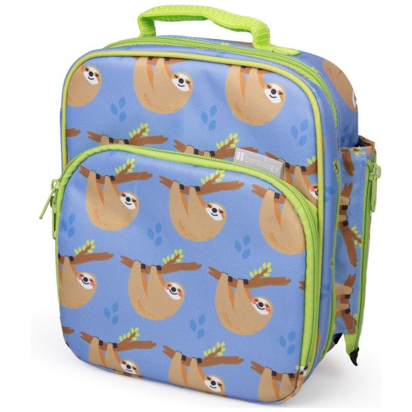 Encontraproduto.com.br - Bicho preguiça Lancheira Infantil com Isolamento, Para 3 Anos ou Mais, BENTOLOGY, Azul