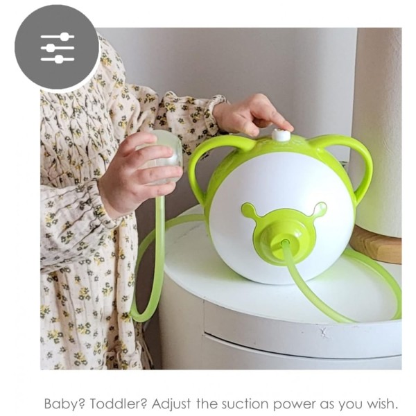 Encontraproduto.com.br - Aspirador Nasal Elétrico para Bebê Nosiboo com Níveis de Sucção Ajustável, 110V Rosa