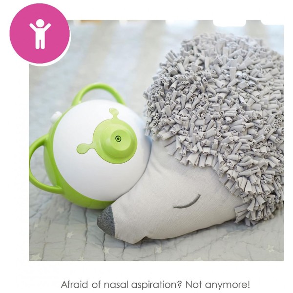 Encontraproduto.com.br - Aspirador Nasal Elétrico para Bebê Nosiboo com Níveis de Sucção Ajustável, 110V Rosa