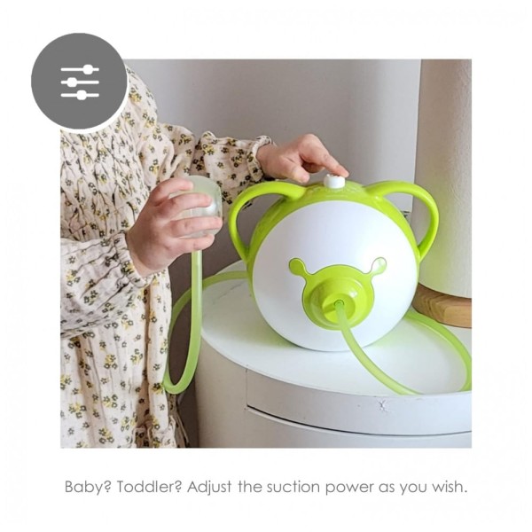 Encontraproduto.com.br - Aspirador Nasal Elétrico para Bebê Nosiboo com Níveis de Sucção Ajustável, 110V Azul