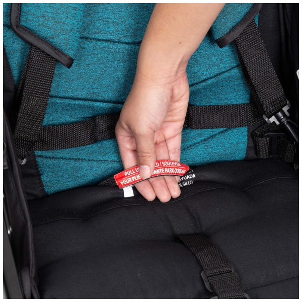 Encontraproduto.com.br - Carrinho de Bebê com Cadeira para Carro Baby Trend Tango com Posição de Reclinação Ajustáveis, Preto e Azul
