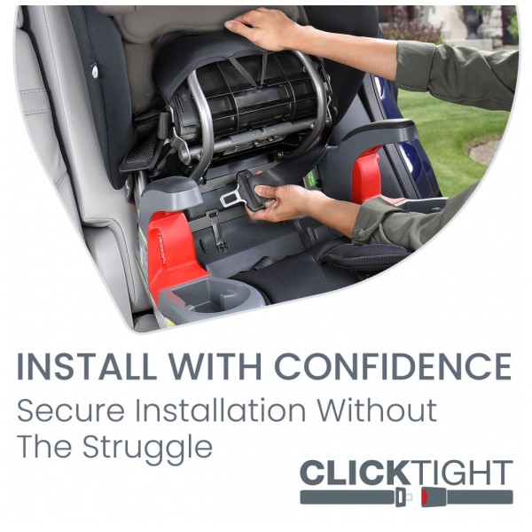 Encontraproduto.com.br - Britax cresce com você ClickTight Harness 2 Booster, Gray Contour SafeWash